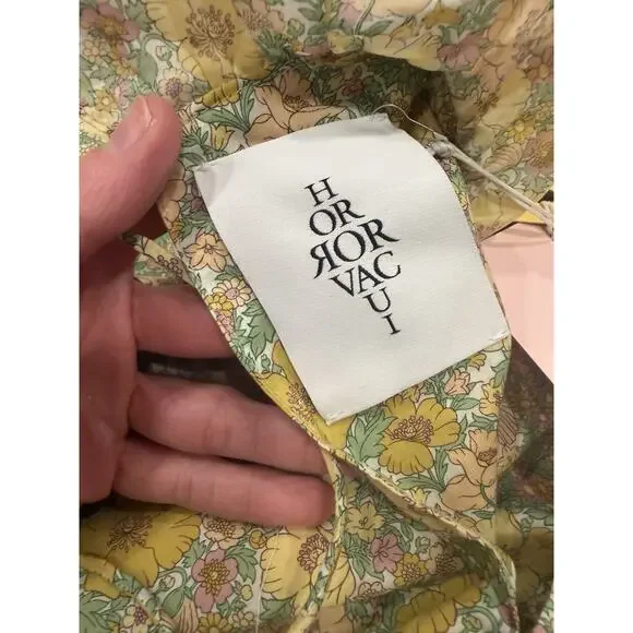 HORROR VACUI APOLLONIA Cotton blouse Floral Sz XS NWT - Picture 13 of 16